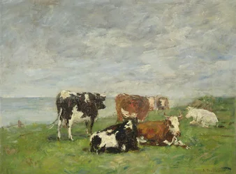 Weide am Meer, ca. 1880-85